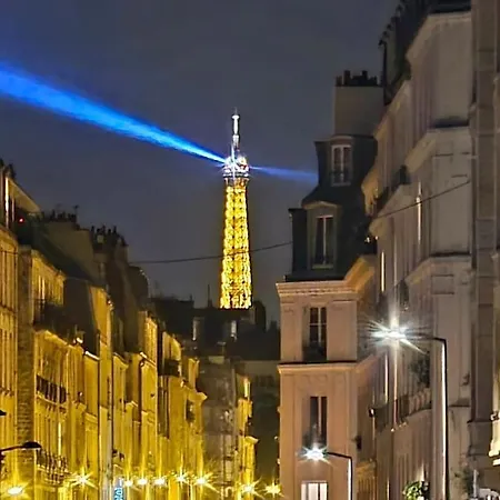 Apartment La Rose Et Le Reseda - Enjoy Space, The Terrace And The Eiffel Tower View 아파트 파리