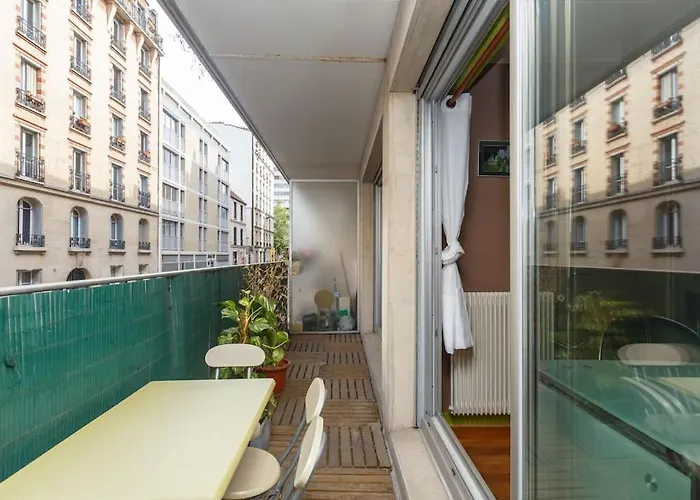 Apartment La Rose Et Le Reseda - Enjoy Space, The Terrace And The Eiffel Tower View * Paris